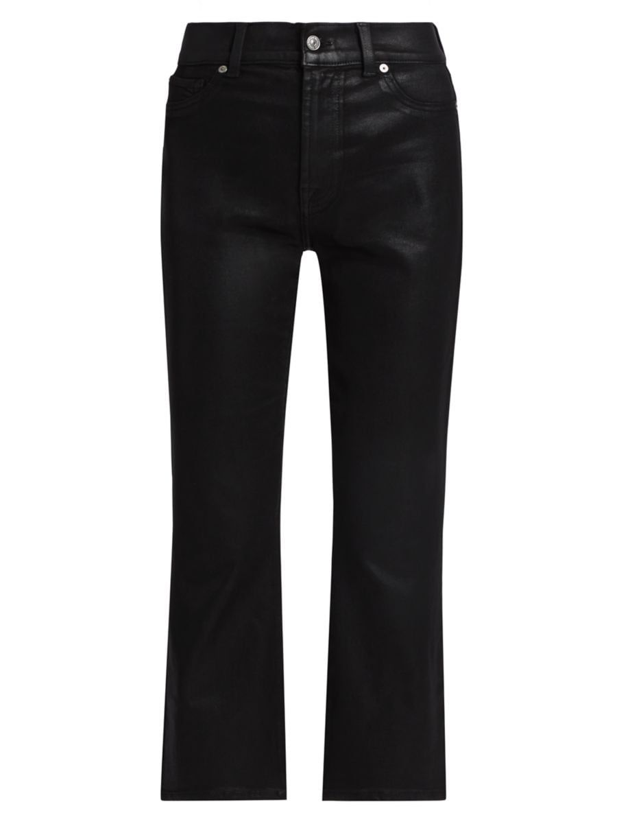 ​Slim Kick High-Waisted Coated Jeans | Saks Fifth Avenue