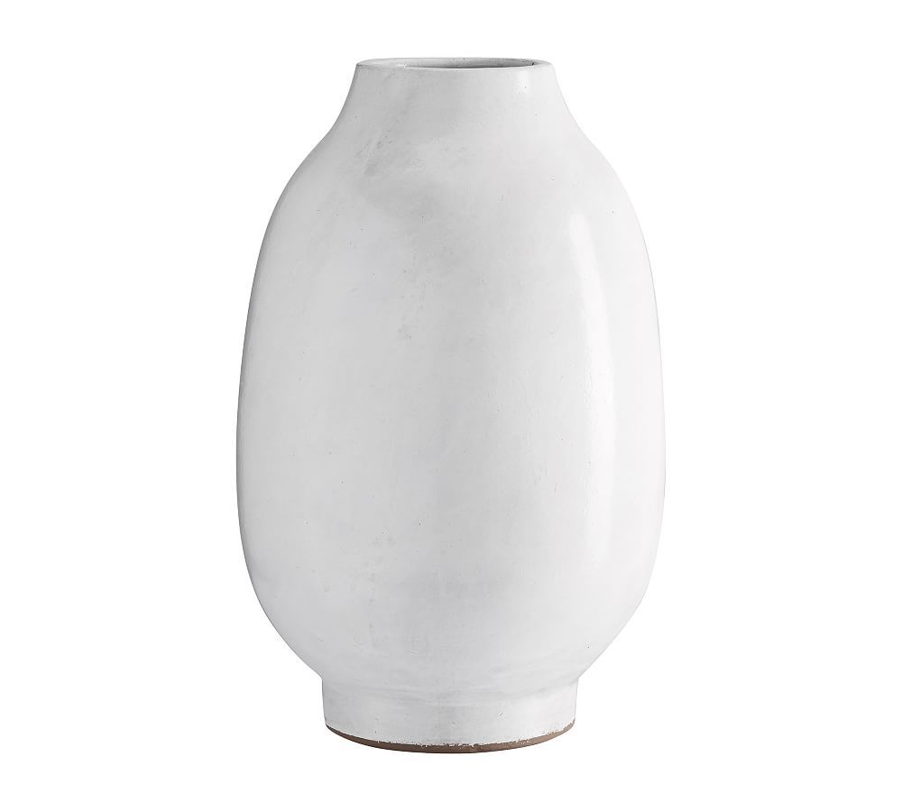 Quin Ceramic Vase, White - Tall | Pottery Barn (US)