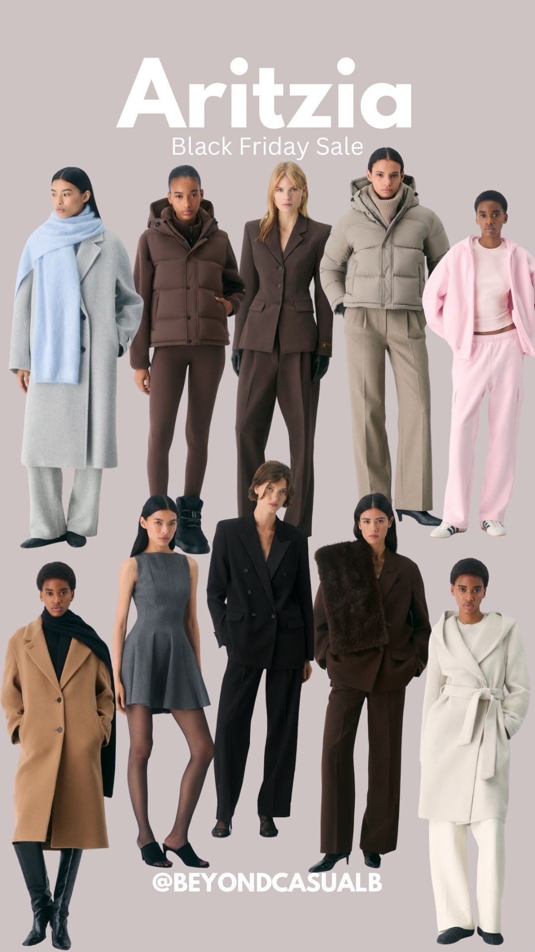 Aritzia is having a sale on everything right now for Black Friday & they have so many great pieces!! 20-50%!! From winter coats, to scarves, sweaters, athleisure and more! It’s a great time to get gifts too!! 

#LTKHoliday #LTKGiftGuide #LTKCyberWeek