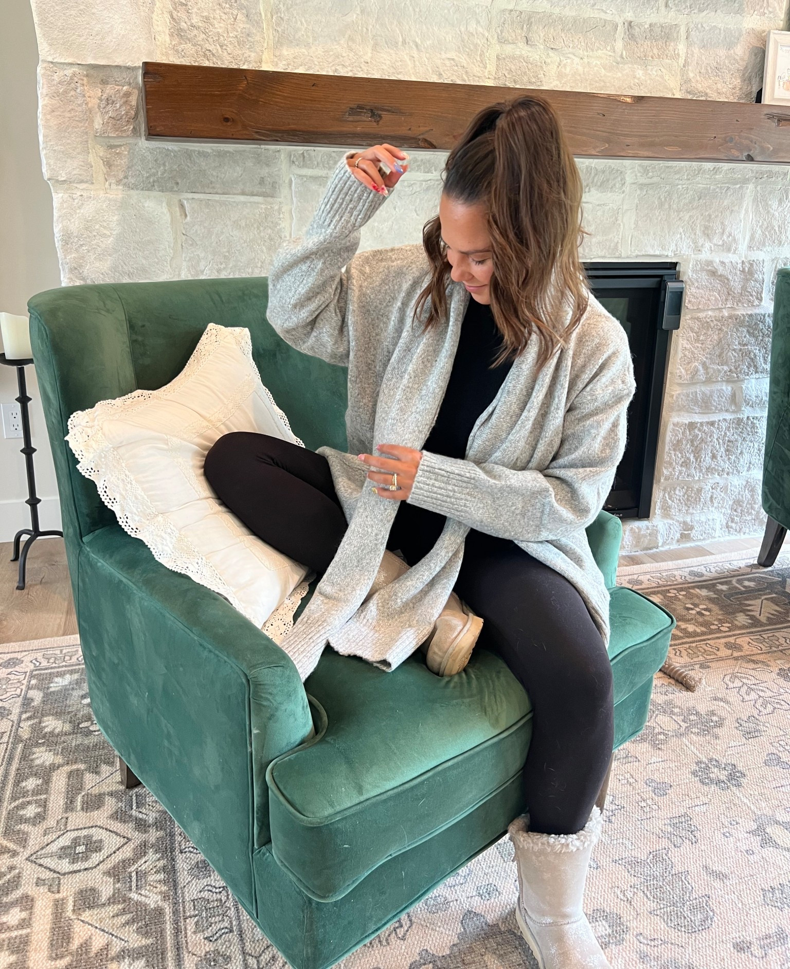 The coziest cardigan for in between summer and fall - the built in scarf makes it even better! ON SALE with code: SALEONSALE 


#LTKStyleTip #LTKxVICI #LTKSaleAlert