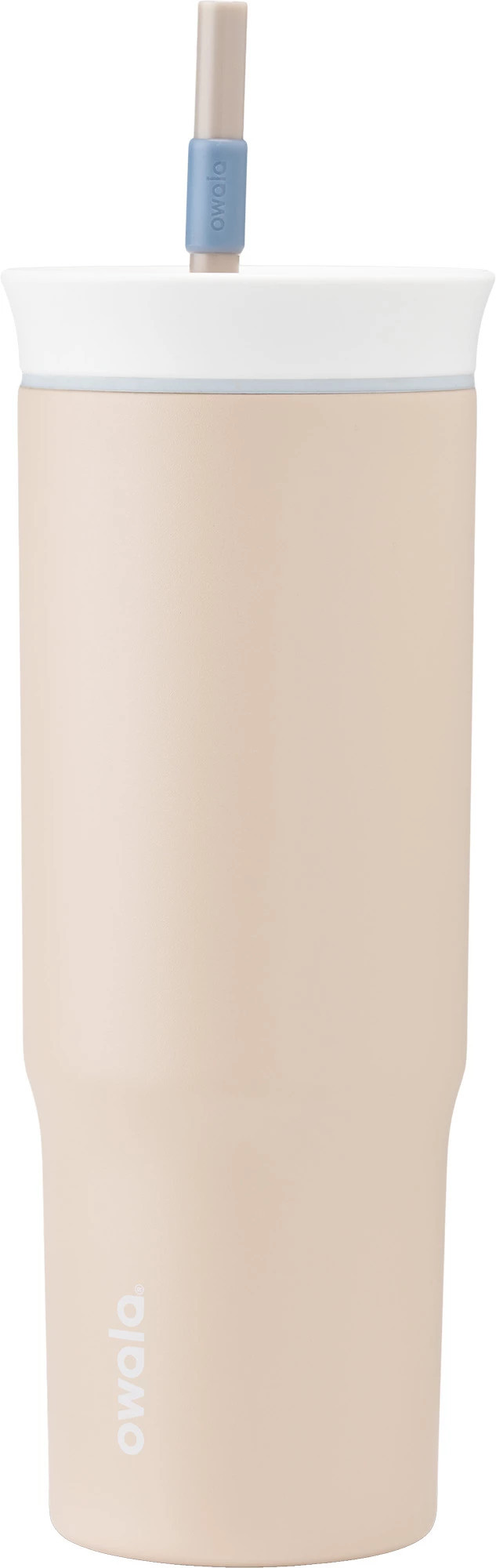 Owala 24 oz. Stainless Steel Straw Tumbler, Dune Drifter Tan | Golf Galaxy