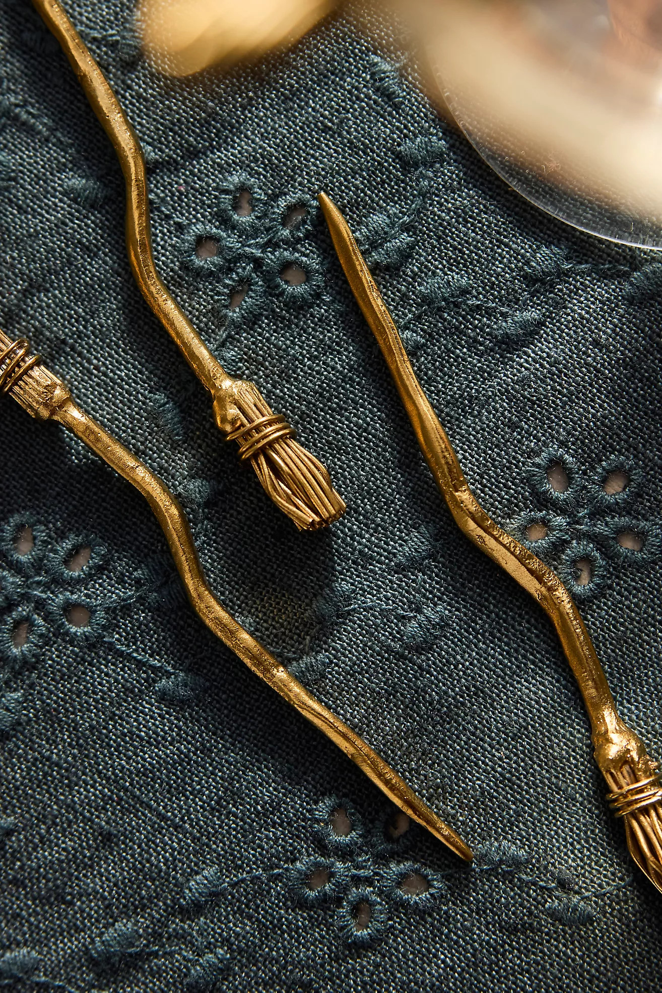 Witchy Broom Cocktail Picks, Set of 4 | Anthropologie (US)