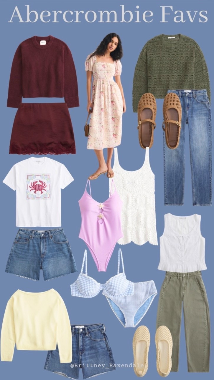 Abercrombie finds // spring outfit // vacation // summer outfit // summer dress  // swim // date night 


@abercrombie
