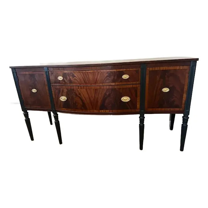 Sheraton Style Sideboard/Credenza | Chairish