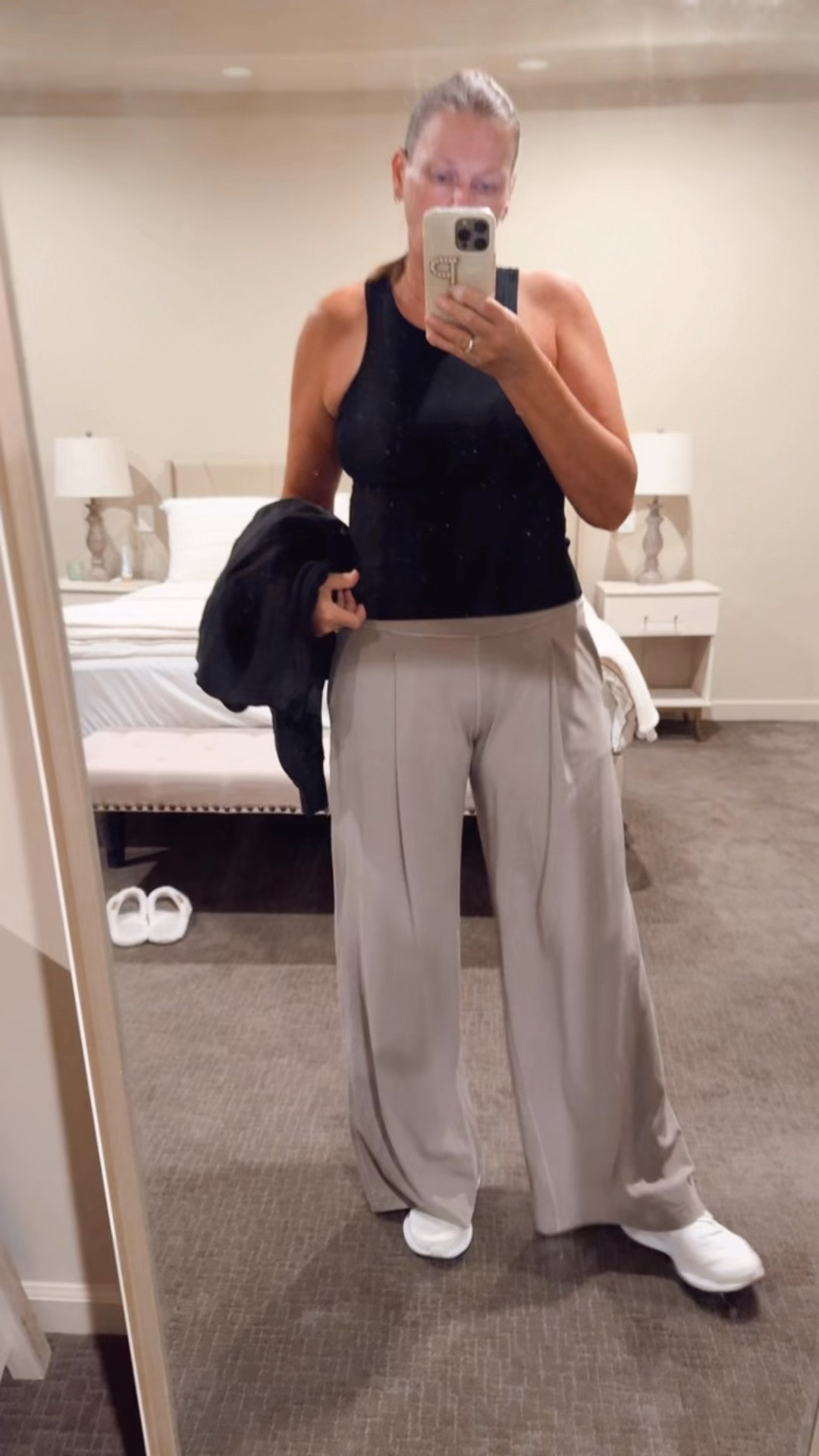 The best travel outfit I have been wearing every time I travel

Travel outfit, casual outfit, bra free top, palazzo pants, lululemon outfit, mom outfit travel vibes, effortless style 

#LTKOver40 #LTKSaleAlert #LTKTravel