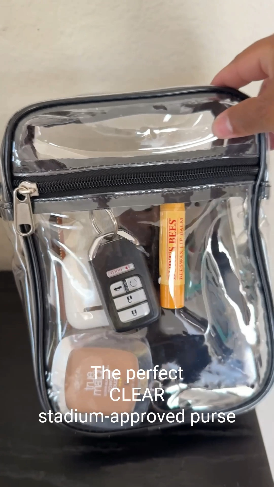 Clear Crossbody Bag for Stadiums & Concerts 🎟️
This stadium-approved clear purse is the perfect size for events with clear bag policies. I have the small size and it fits my wallet, phone, keys, lip balm, earbuds, and makeup compact—everything I need without being bulky.
It comes with an adjustable crossbody strap, is unisex, and super affordable on Amazon. Great for concerts, sports games, festivals, and more!

#ClearStadiumBag #ClearConcertBag #AmazonFinds #EventEssentials #GameDayBag #ConcertBag #SmallClearBag #ClearCrossbody #LTKunder25 #BagForStadiums

#LTKTravel #LTKItBag #LTKFindsUnder50