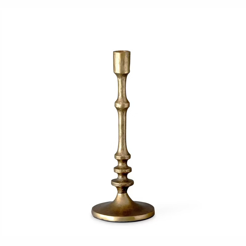 Park Hill Collection Cast Aluminum Classic Candle Stick Medium | Target