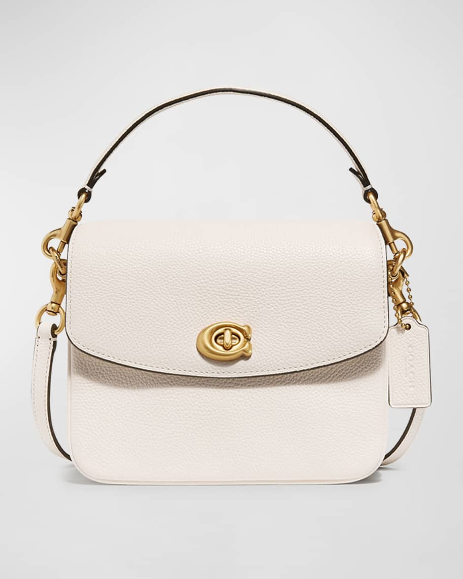 Pebbled Leather Flap-Top Chain Crossbody Bag | Neiman Marcus