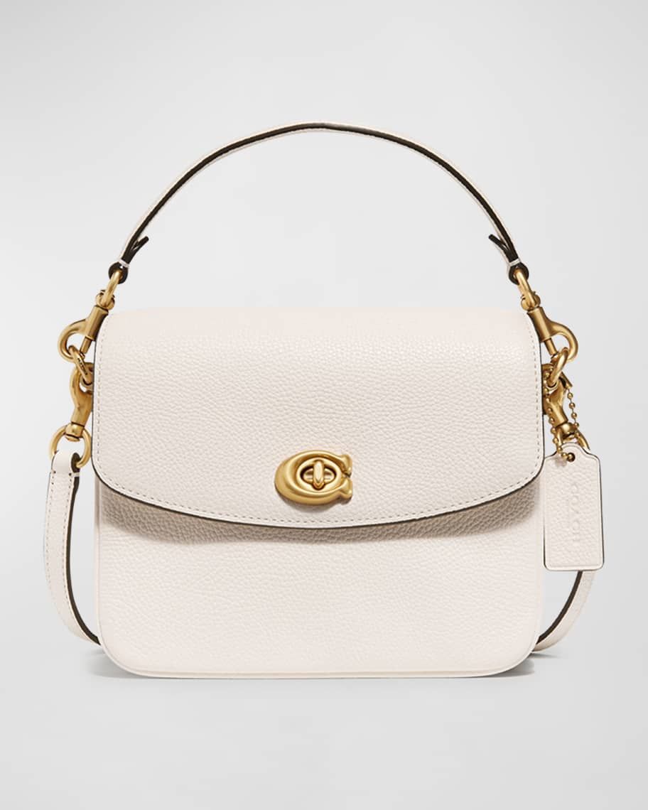 Pebbled Leather Flap-Top Chain Crossbody Bag | Neiman Marcus