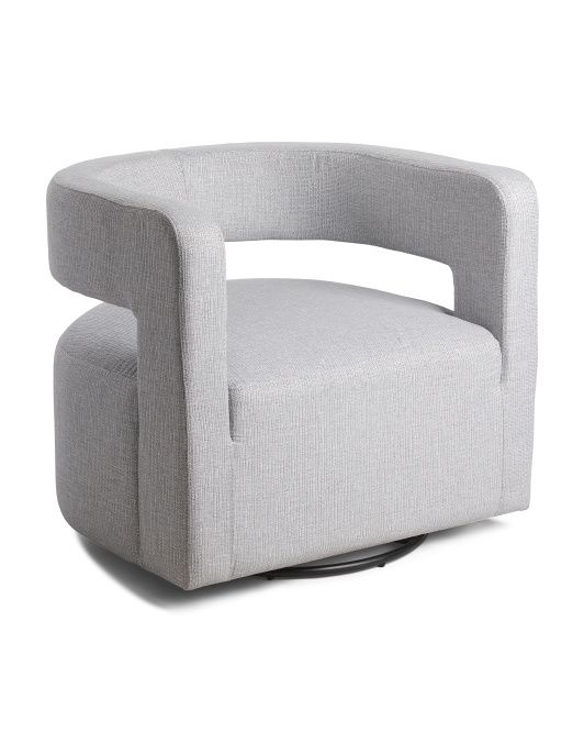 Modern Cut Out Swivel Chair | TJ Maxx