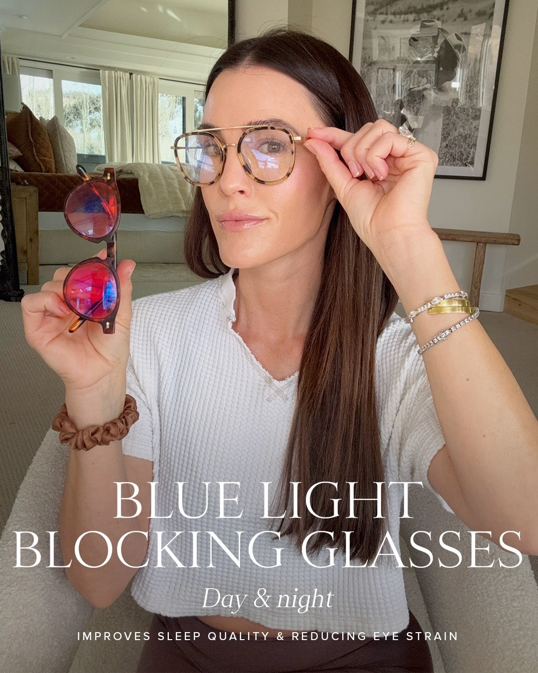 Blue light blocking glasses 🤓 day and night! 

Wellness
Health

#LTKselfcare #LTKOver40 #LTKmomlife