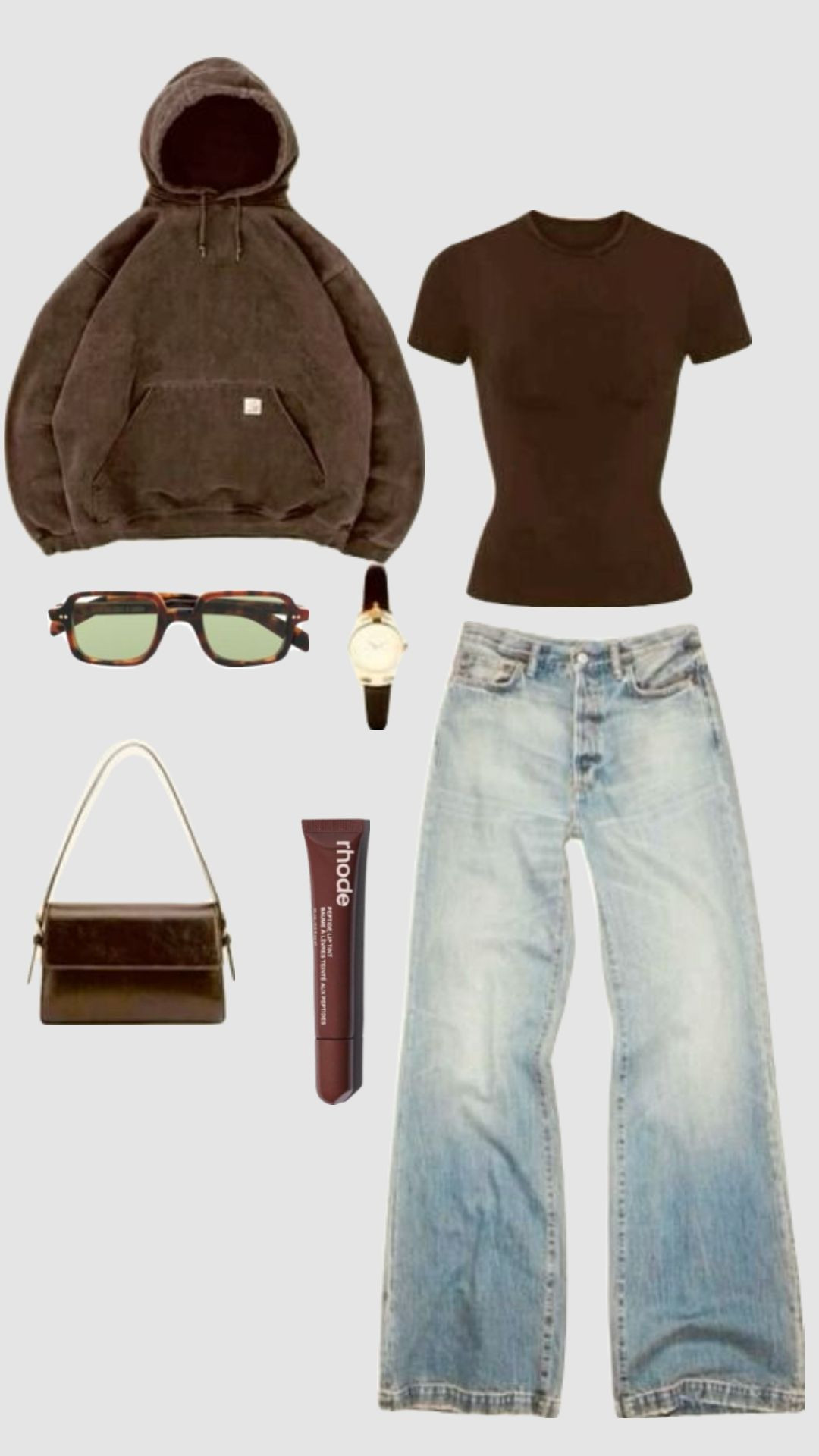 Coffee tones & vintage denim ☕💋
A cozy brown hoodie layered with soft neutrals for that cool-girl off-duty vibe — effortless, comfy, and perfectly timeless. 🤎👖
 

 #LTKpetite #LTKjeans #LTKFashionMonth