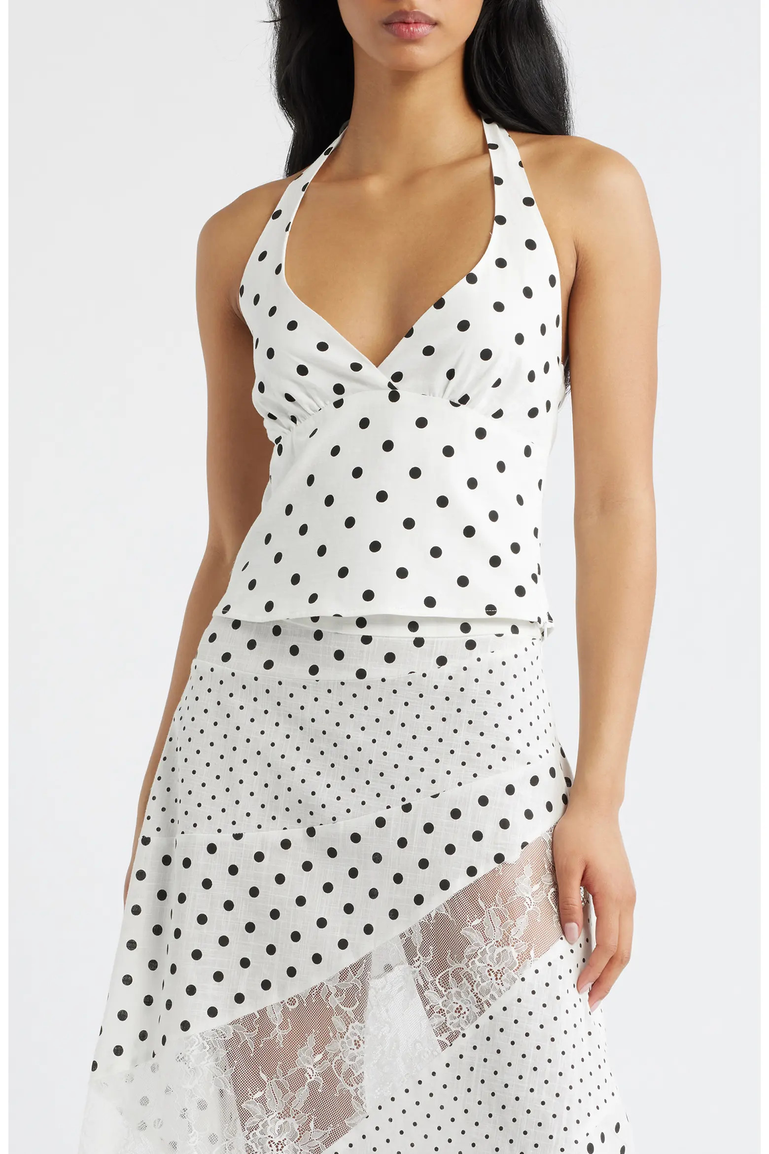 Princess Polly Alter of Love Polka Dot Halter Top (Women) | Nordstrom | Nordstrom