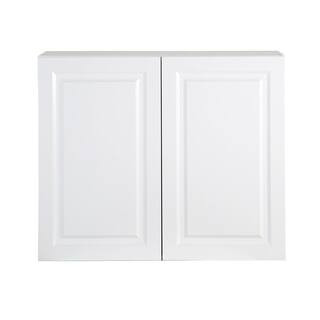 Benton 36 in. W x 12.5 in. D x 30 in. H Assembled Wall Kitchen Cabinet in White | The Home Depot