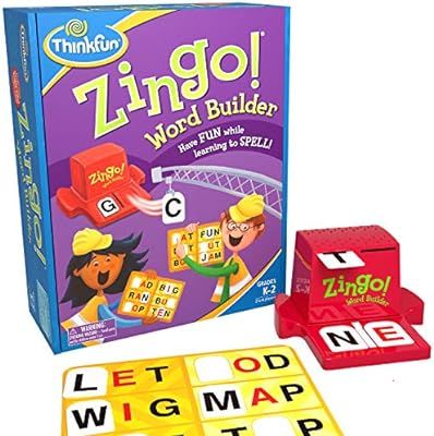 ThinkFun Zingo Word Builder Early Reading Game - Award Winning Game for Pre-Readers and Early Rea... | Amazon (US)