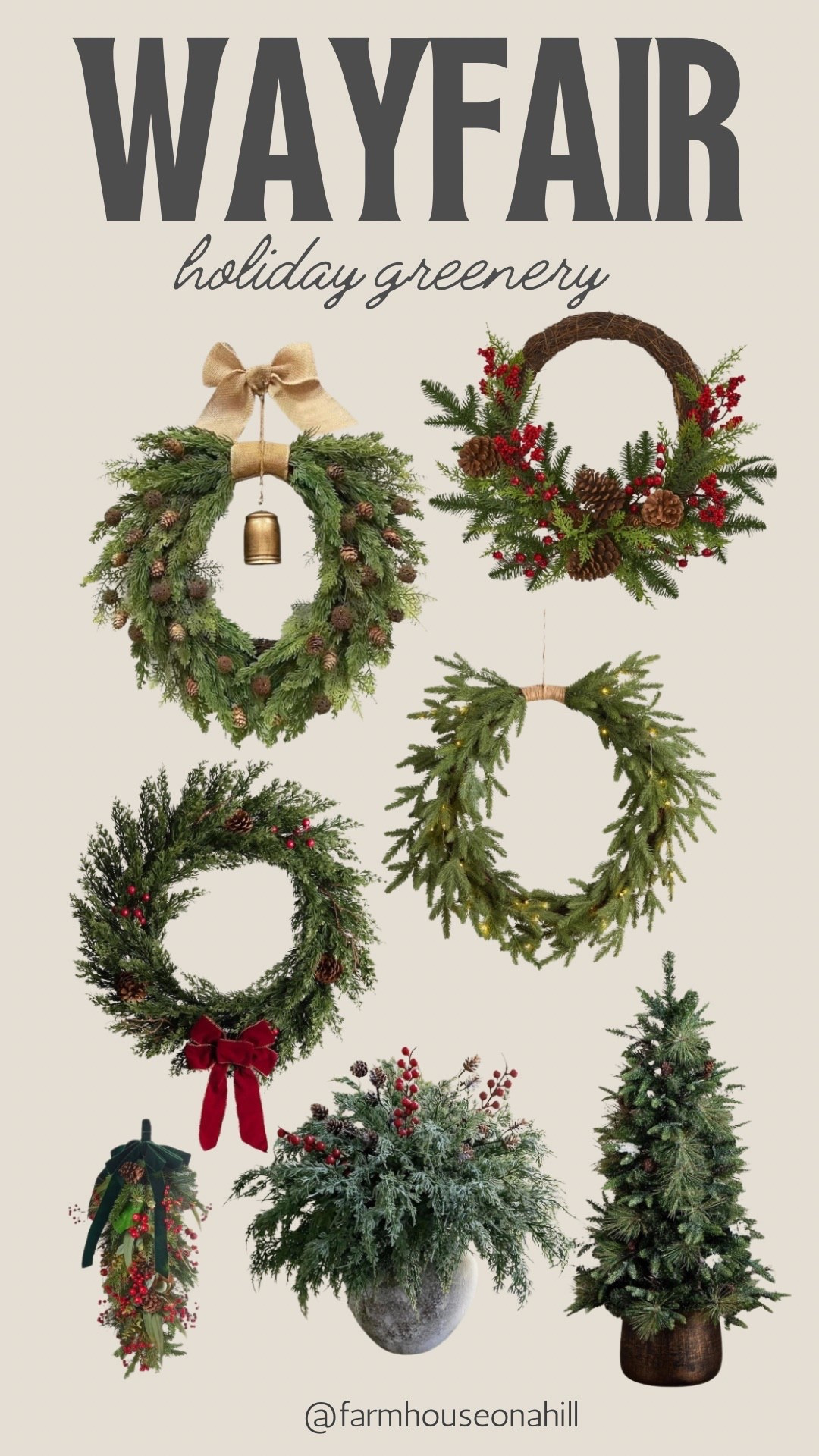 Wayfair Christmas holiday greenery! 

Christmas decor 

#LTKHoliday #LTKSeasonal #LTKHome