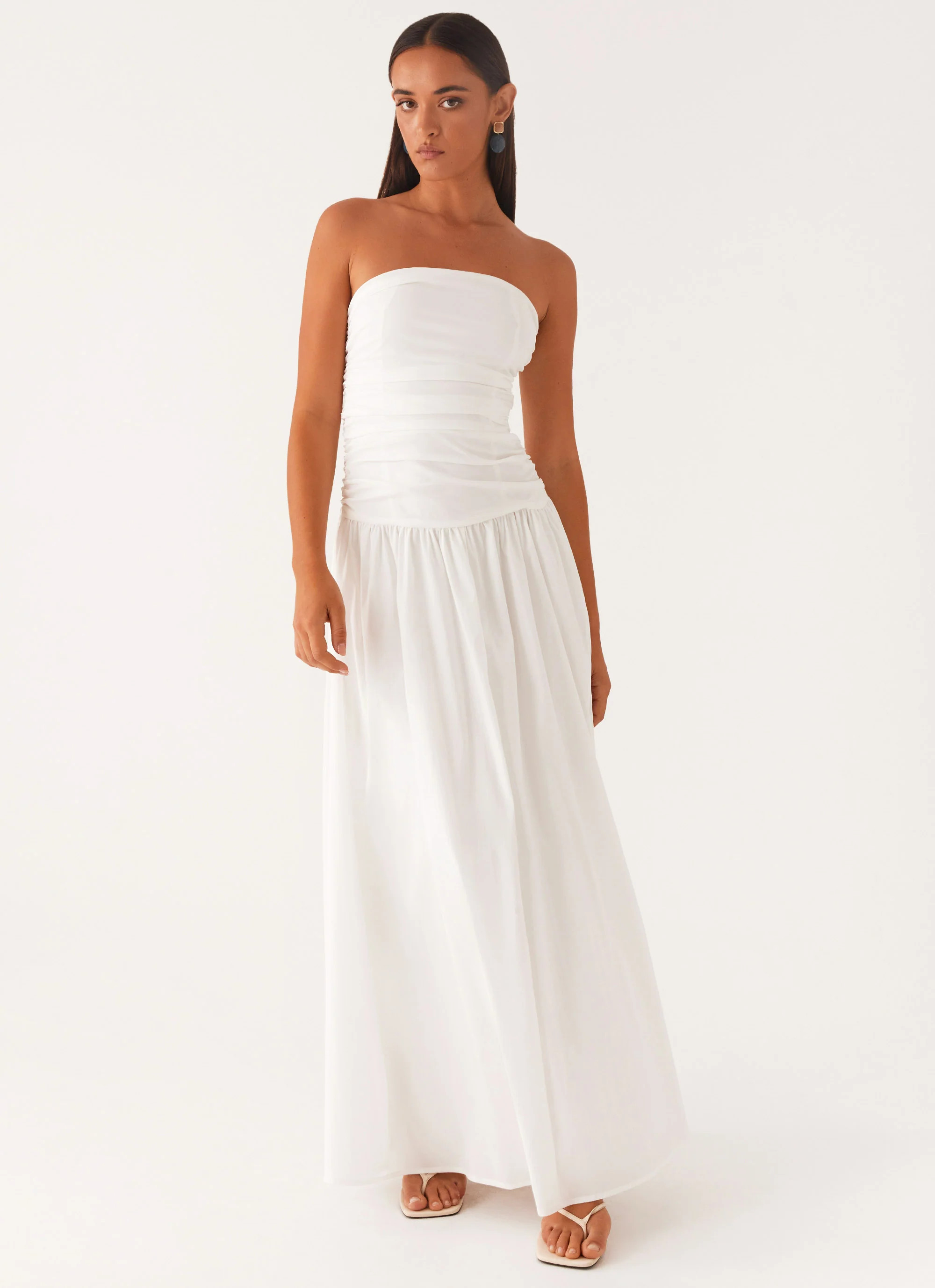 Carmel Maxi Dress - White | Peppermayo (Global)