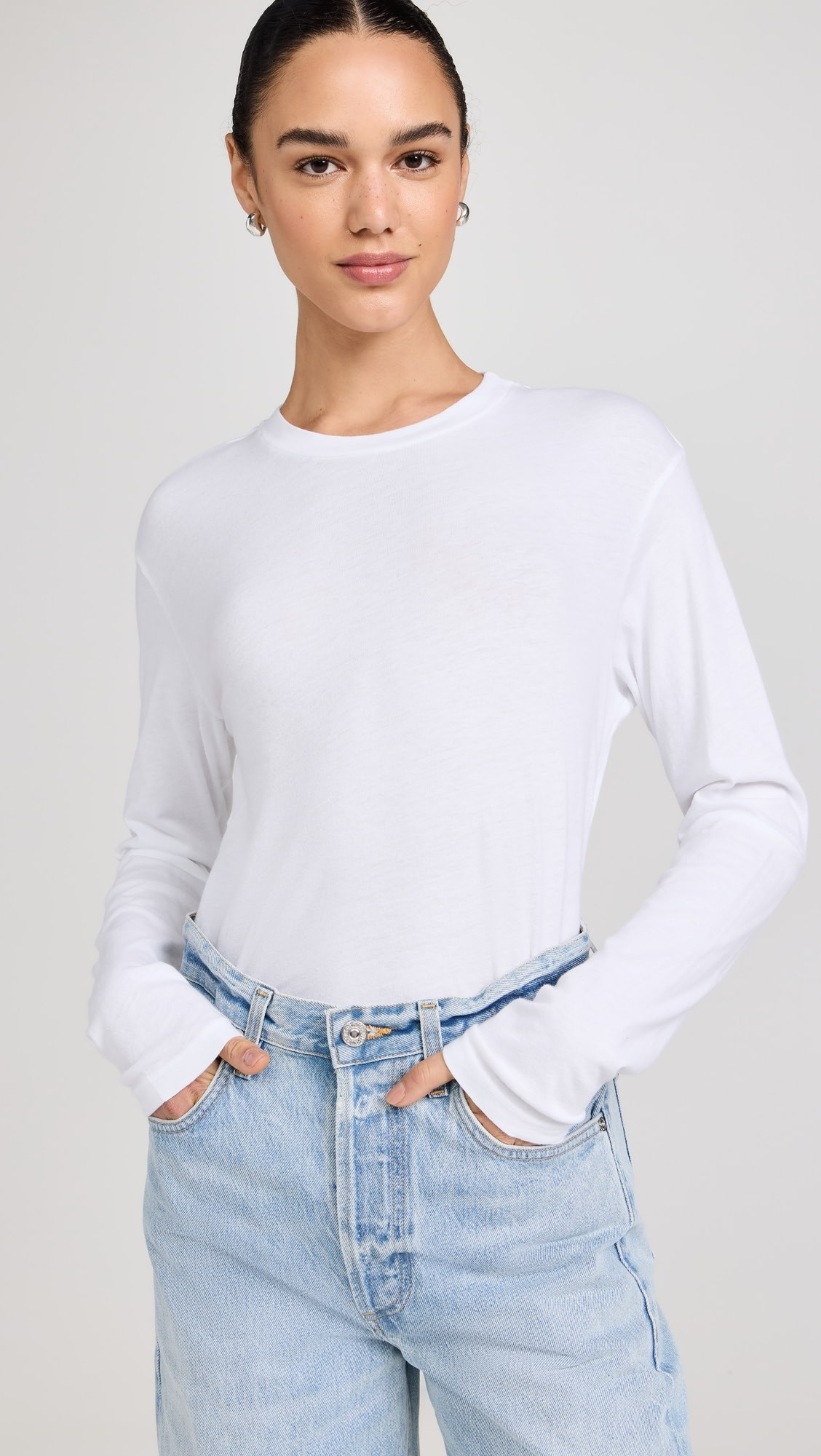 Sabine Cropped Long Sleeve Top | Shopbop