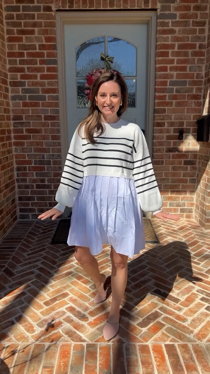 Flowy designer inspired dress! Limited time sale right now!! 20% off! So many colors and perfect for transitioning into spring!! Fits TTS but in an oversized fit!

#LTKover40 #LTKfindsunder50 #LTKSeasonal