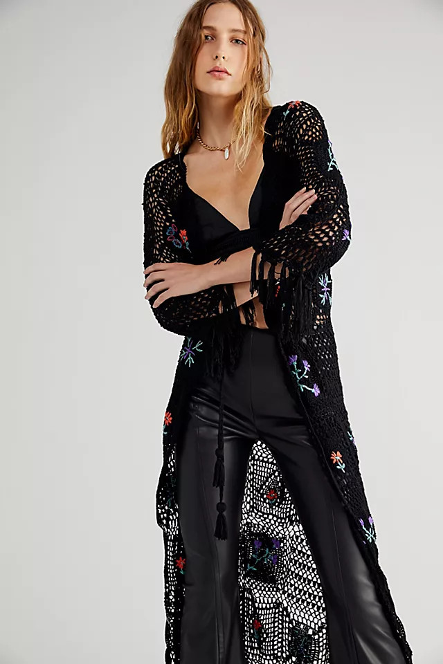 Hydrangea Crochet Kimono | Free People (Global - UK&FR Excluded)