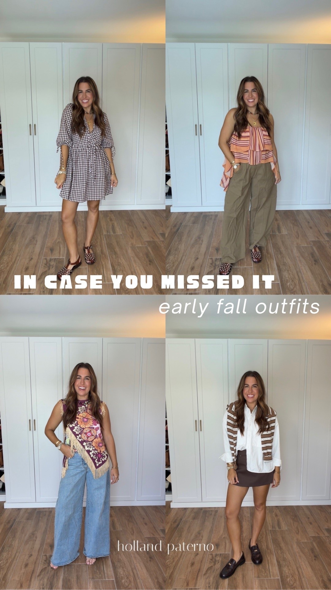 Early fall outfits!