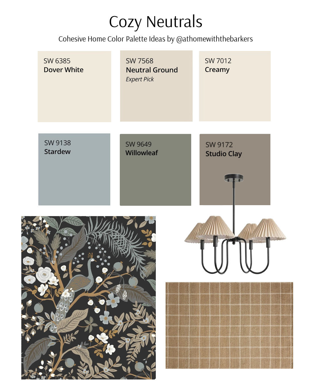 Peacock wallpaper color palette 

 #LTKHome