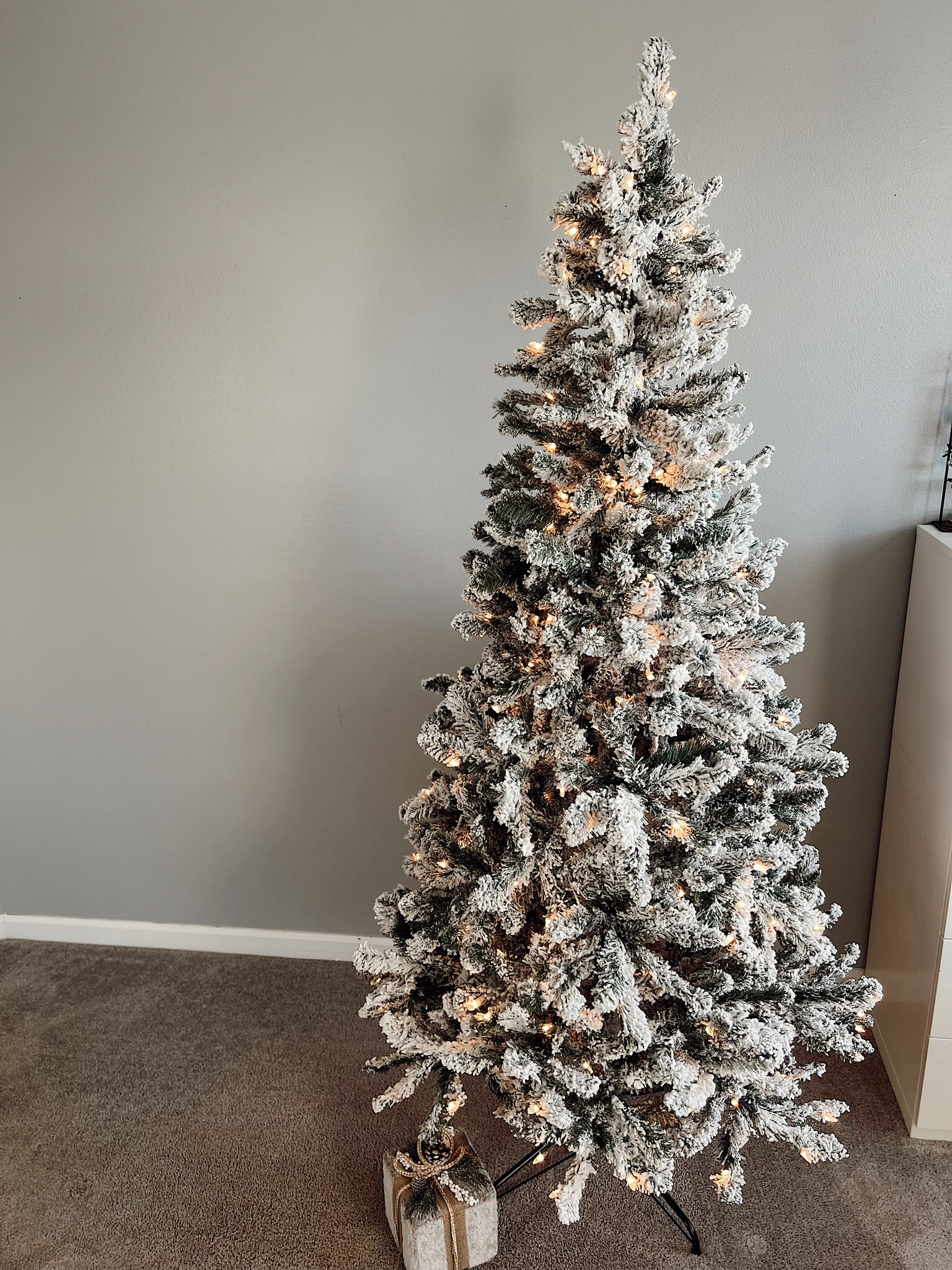 Flocked artificial tree for my office! Very impressed with the quality! Christmas tree under $100 at Walmart 🎄 
#christmastree #artificaltree #fauxtree #flockedtree #christmasdecor #homedecor #holidaydecor 

#LTKHoliday #LTKSeasonal #LTKunder100