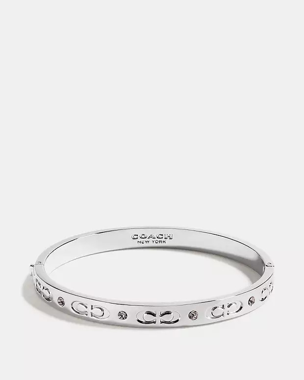 Signature Hinged Bangle | Coach Outlet US