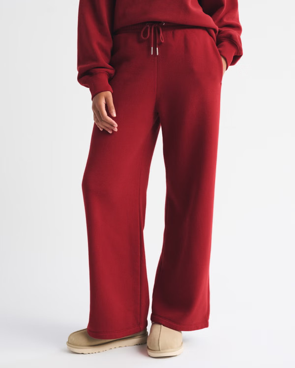Sunday High Rise Wide Leg Sweatpant | Abercrombie & Fitch (US)