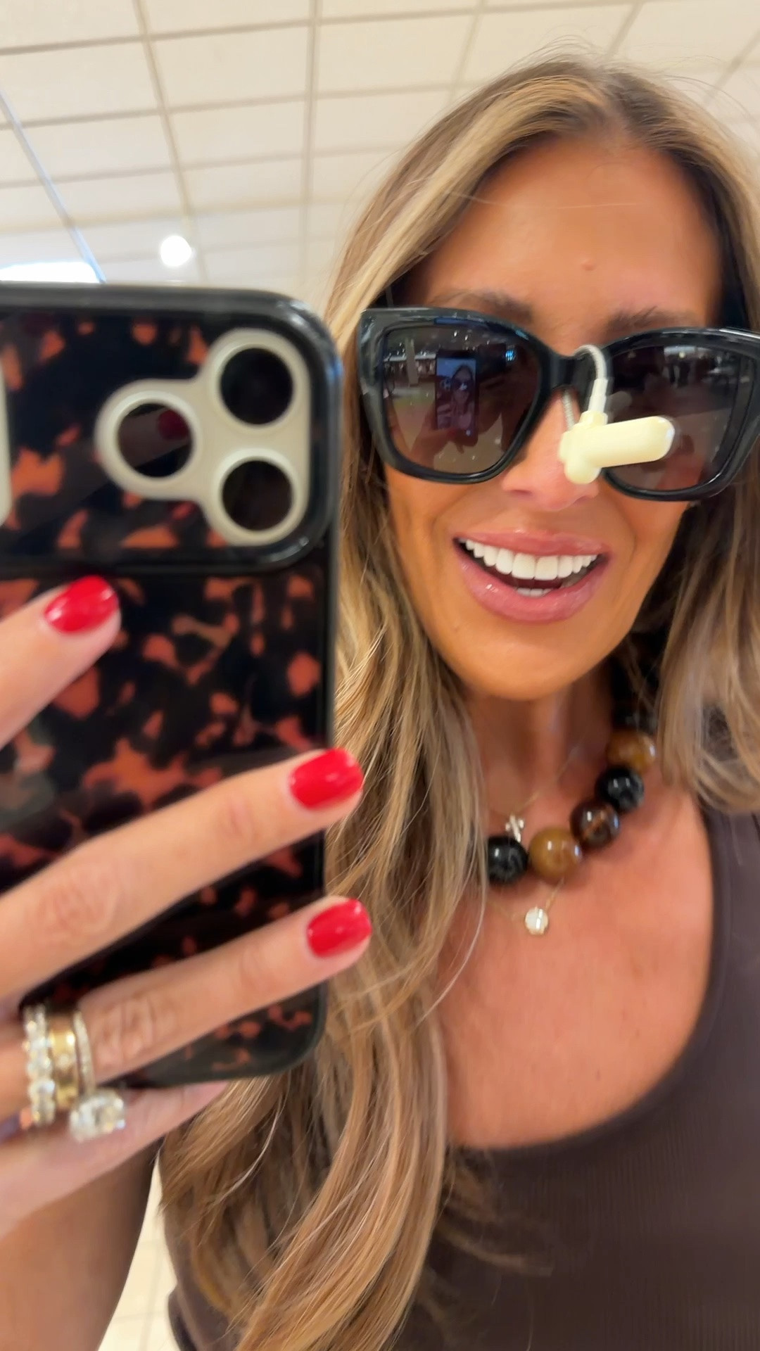 I only saw one or two pair of sunglasses that were designer that I think are worth grabbing if you have something like that in mind, but there were a couple others that I had seen under $100 that I did like as well

#LTKootd #LTKSaleAlert #LTKOver40