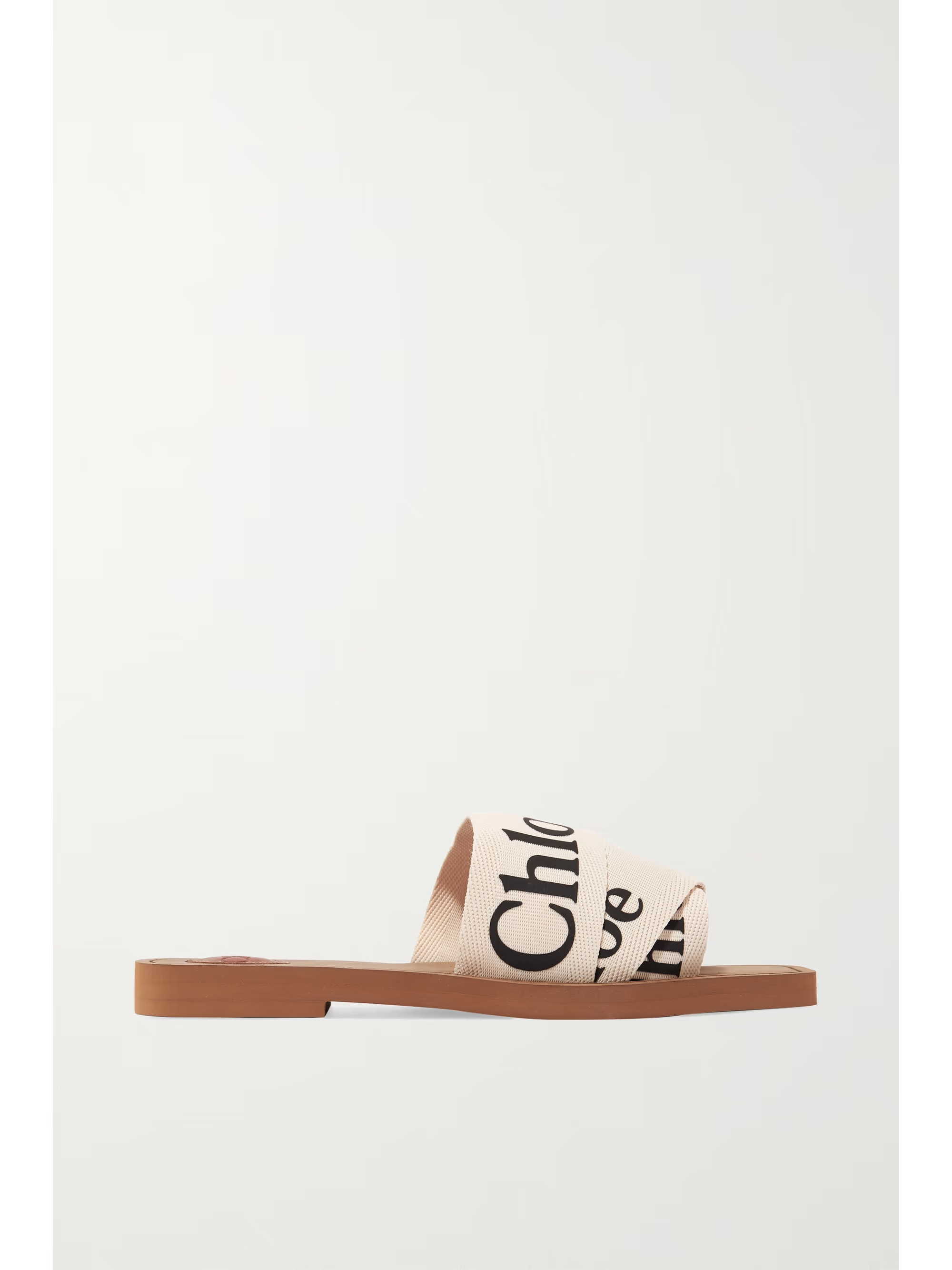 Woody logo-print canvas slides | NET-A-PORTER (UK & EU)