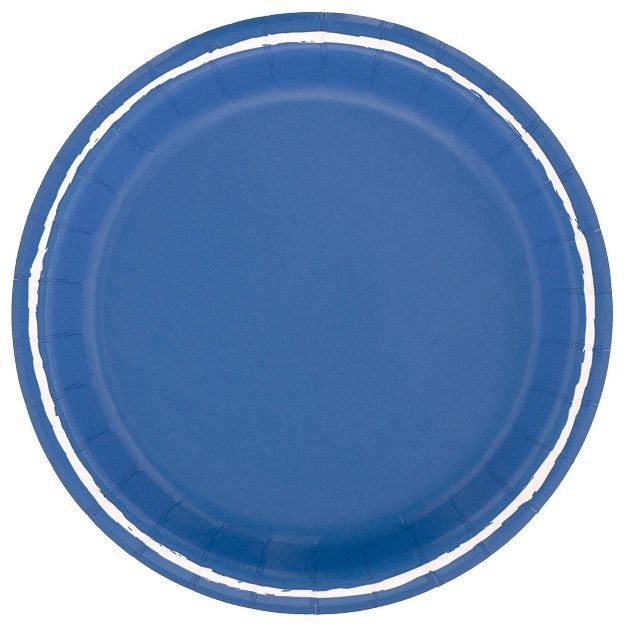 6.75" 20ct Snack Paper Plates Blue - Spritz™ | Target