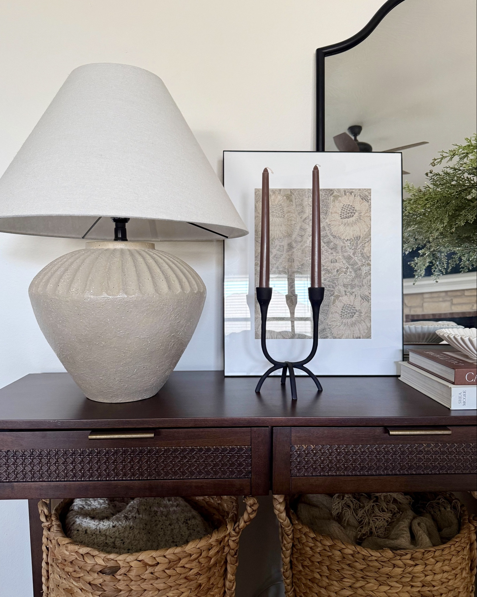 Sharing the last of my winter console table views in my entryway. I’m so ready to take winter down and refresh this space with clean, year-round decor! Save this for inspo before next winter 🤍

#LTKHome