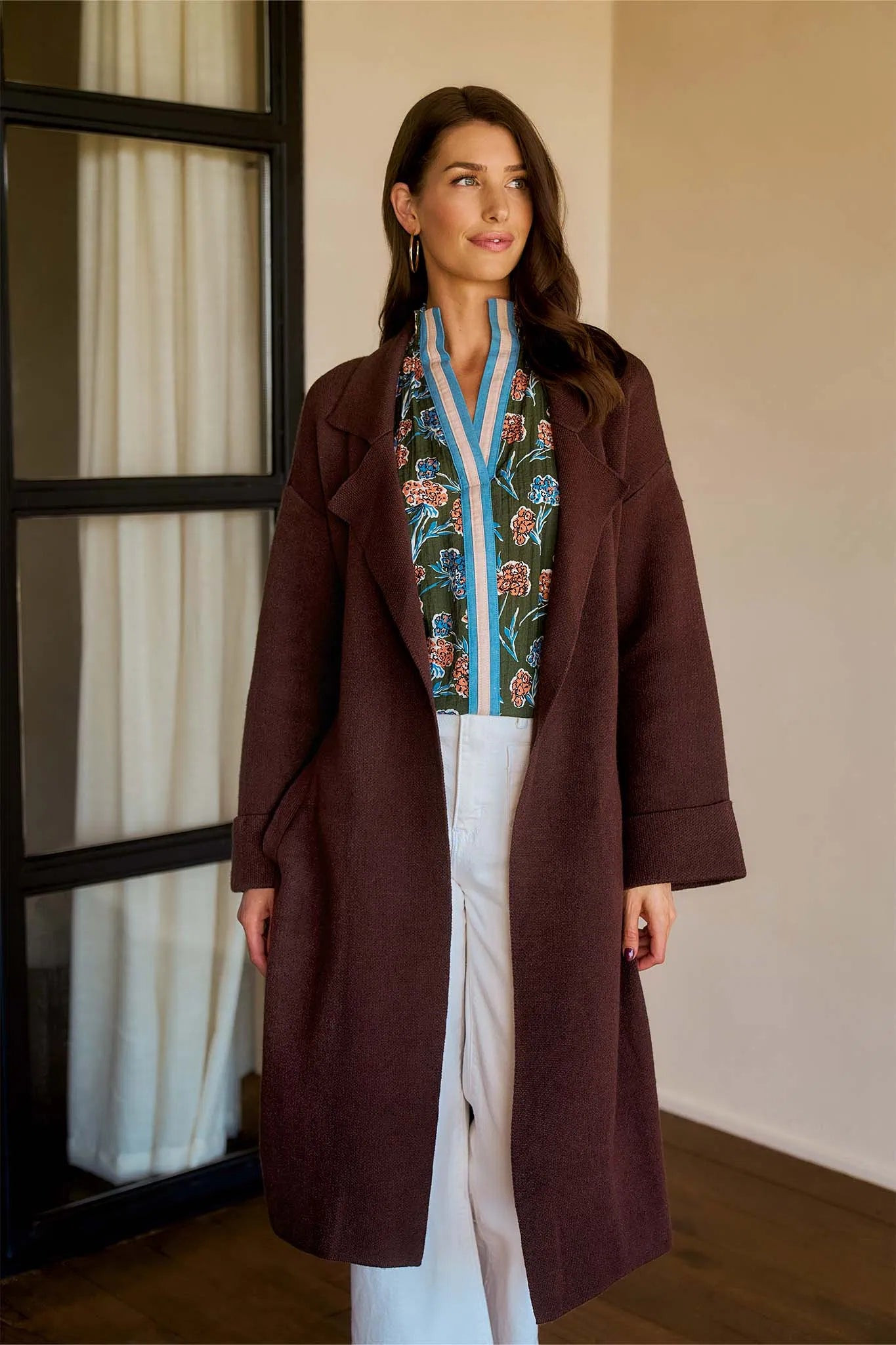 Sloane Coat- Brown | Avara