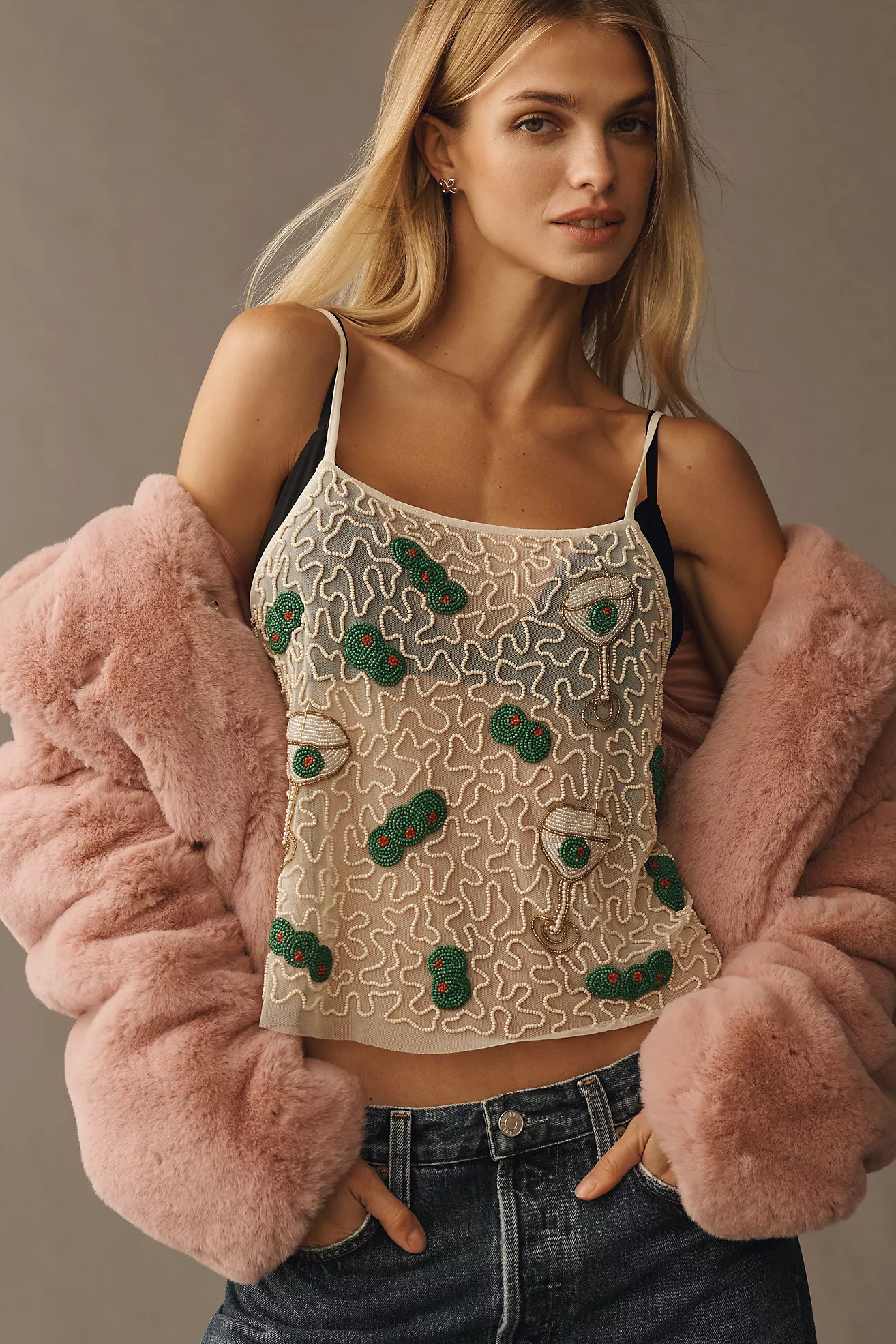By Anthropologie Beaded Icon Cami | Anthropologie (US)
