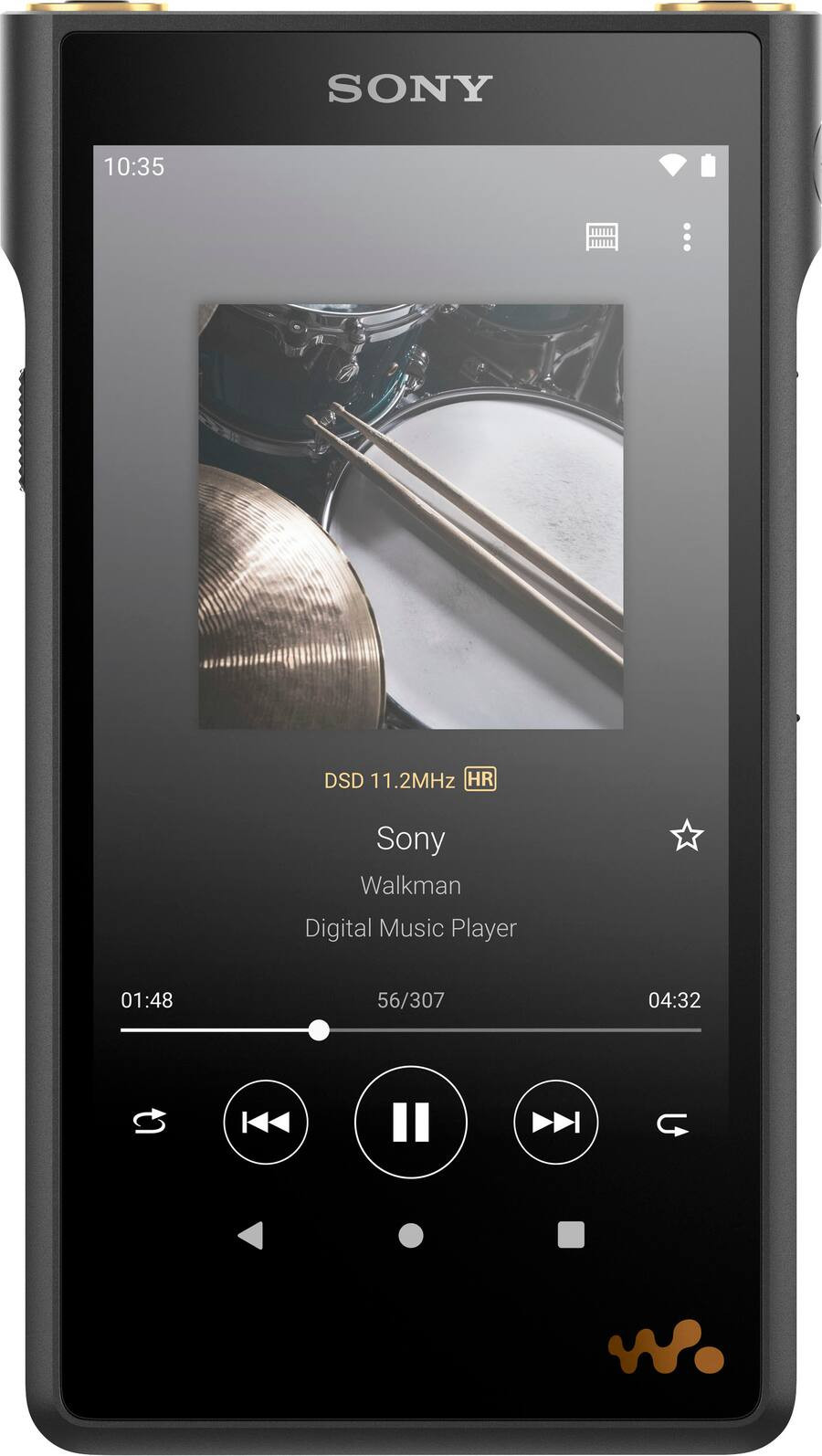 Sony - NWWM1AM2 Walkman High Resolution Digital Music Player - Black | Best Buy U.S.