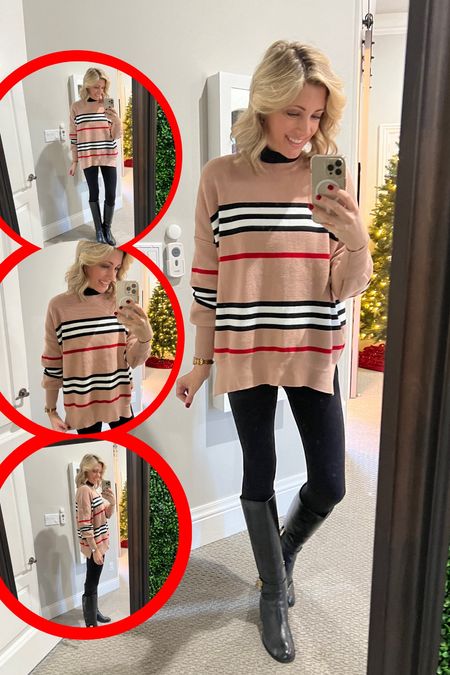 Such a fun look and great for this holiday season! Plus the sweater comes in tons of styles!!

#LTKsalealert #LTKfindsunder50 #LTKstyletip