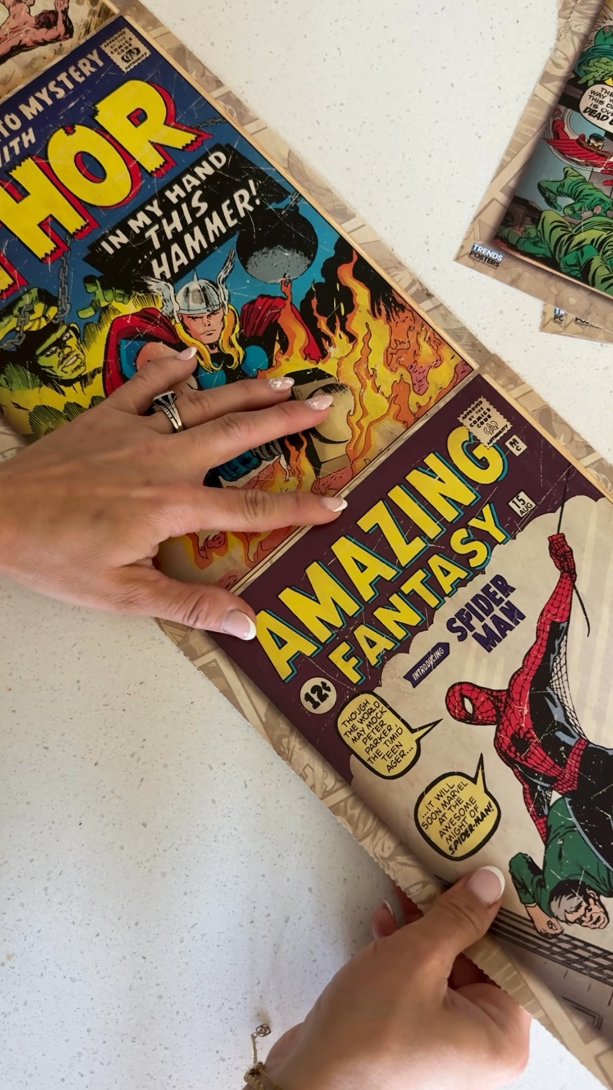 Custom marvel table runners

#LTKParties #LTKFamily #LTKKids