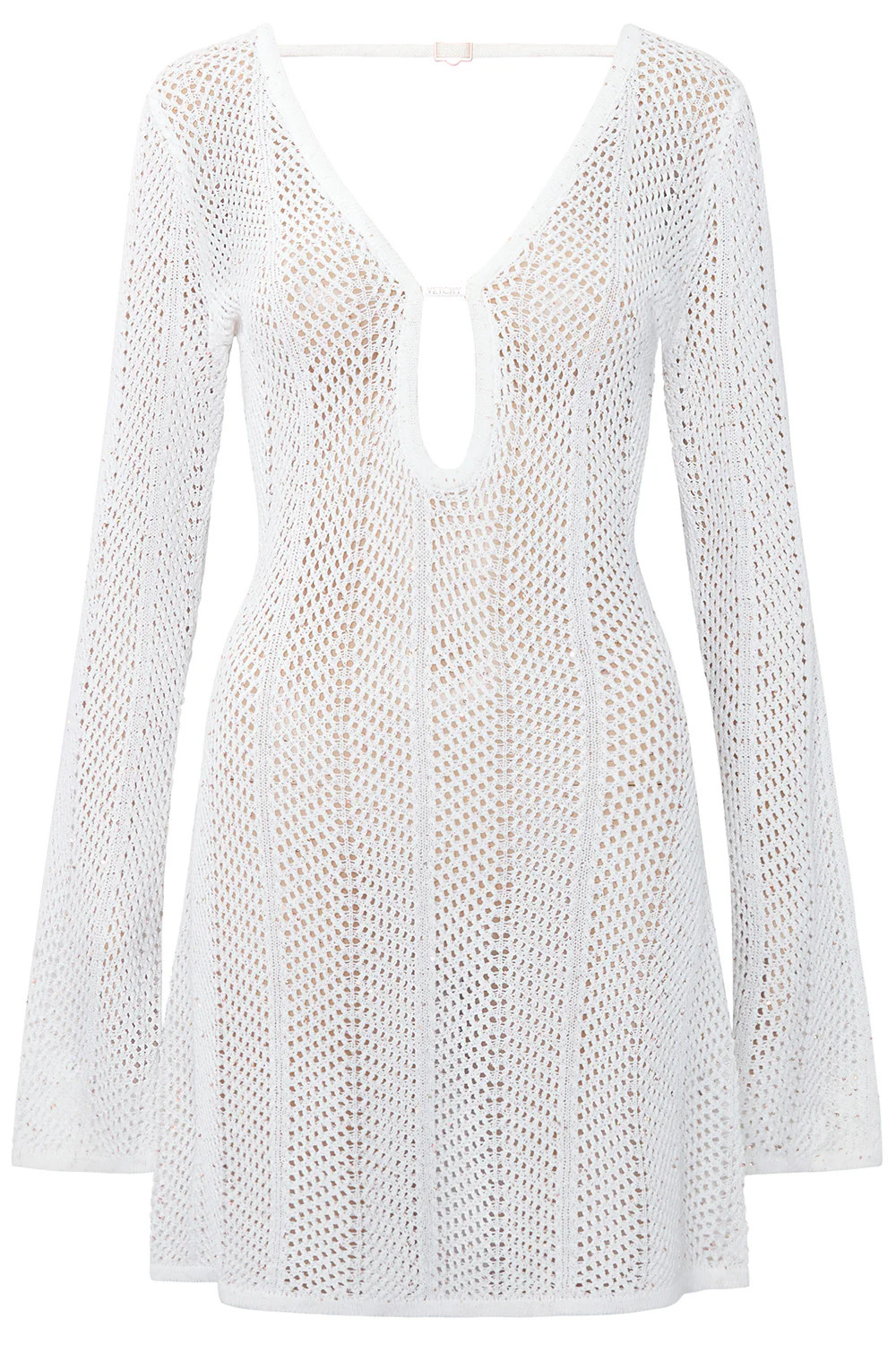 Keyhole Short White Dress | VETCHY LLC