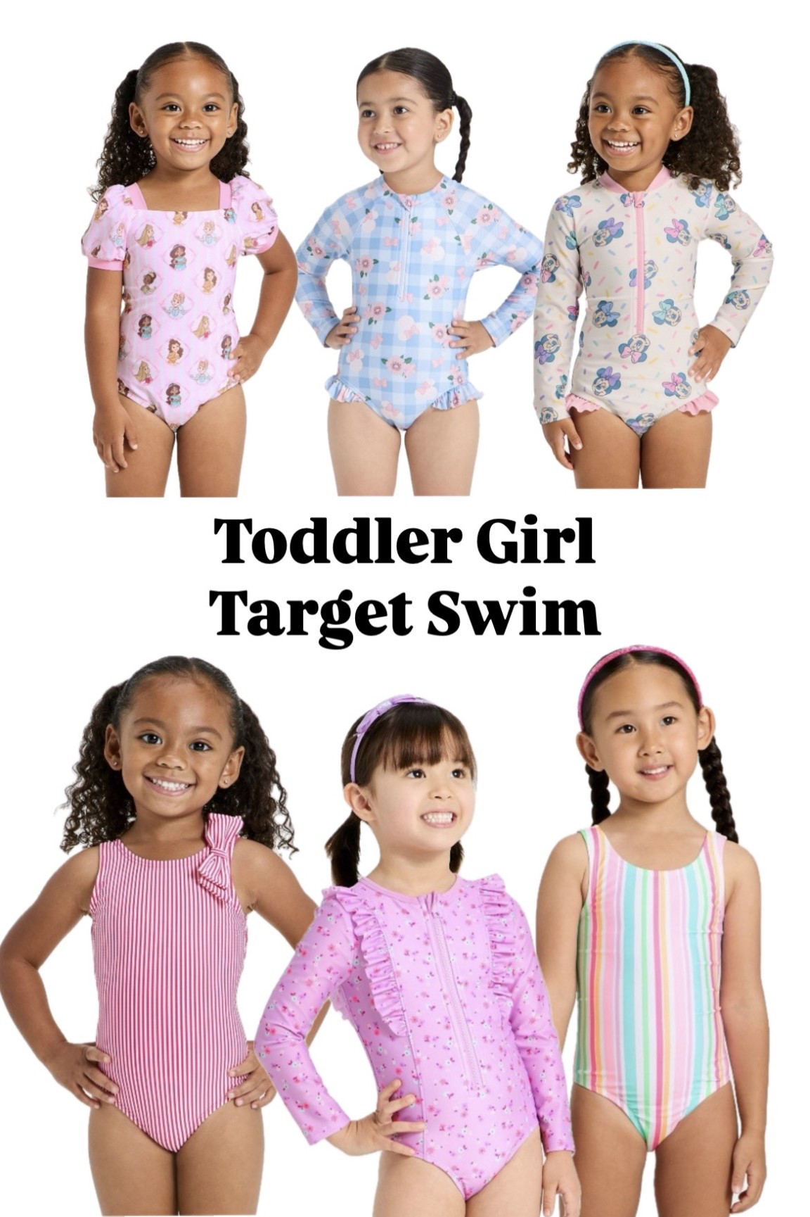 The cutest toddler girl swimsuits from Target! There's a lot of adorable Disney prints- Minnie Mouse and princesses too! All are BOGO 50% off through February 28th.

#LTKKids #LTKSeasonal #LTKSaleAlert