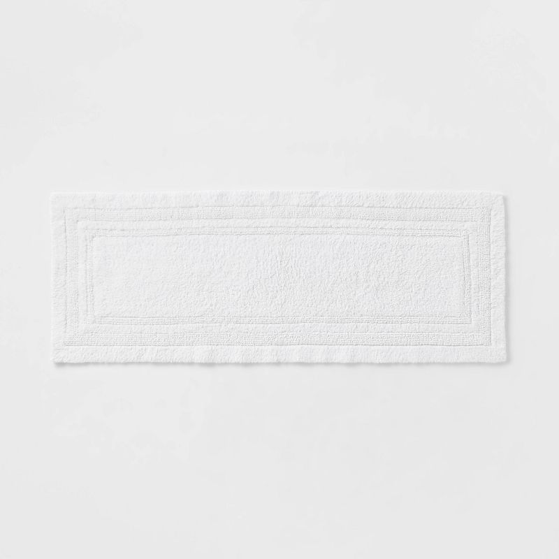 22&#34;x60&#34; Performance Cotton Reversible Bath Runner White - Threshold&#8482; | Target