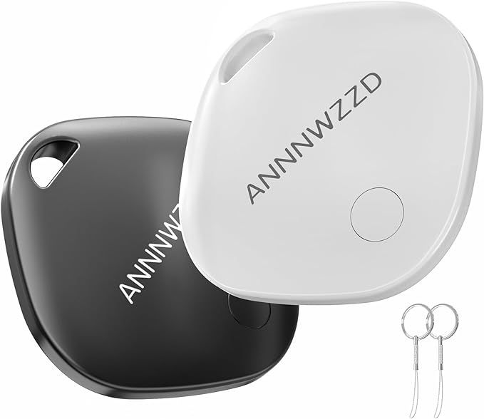 ANNNWZZD Tags 2 Pack Air Tracker Item Finders with Apple Find My (iOS Only) Track Your Keys, Wall... | Amazon (US)