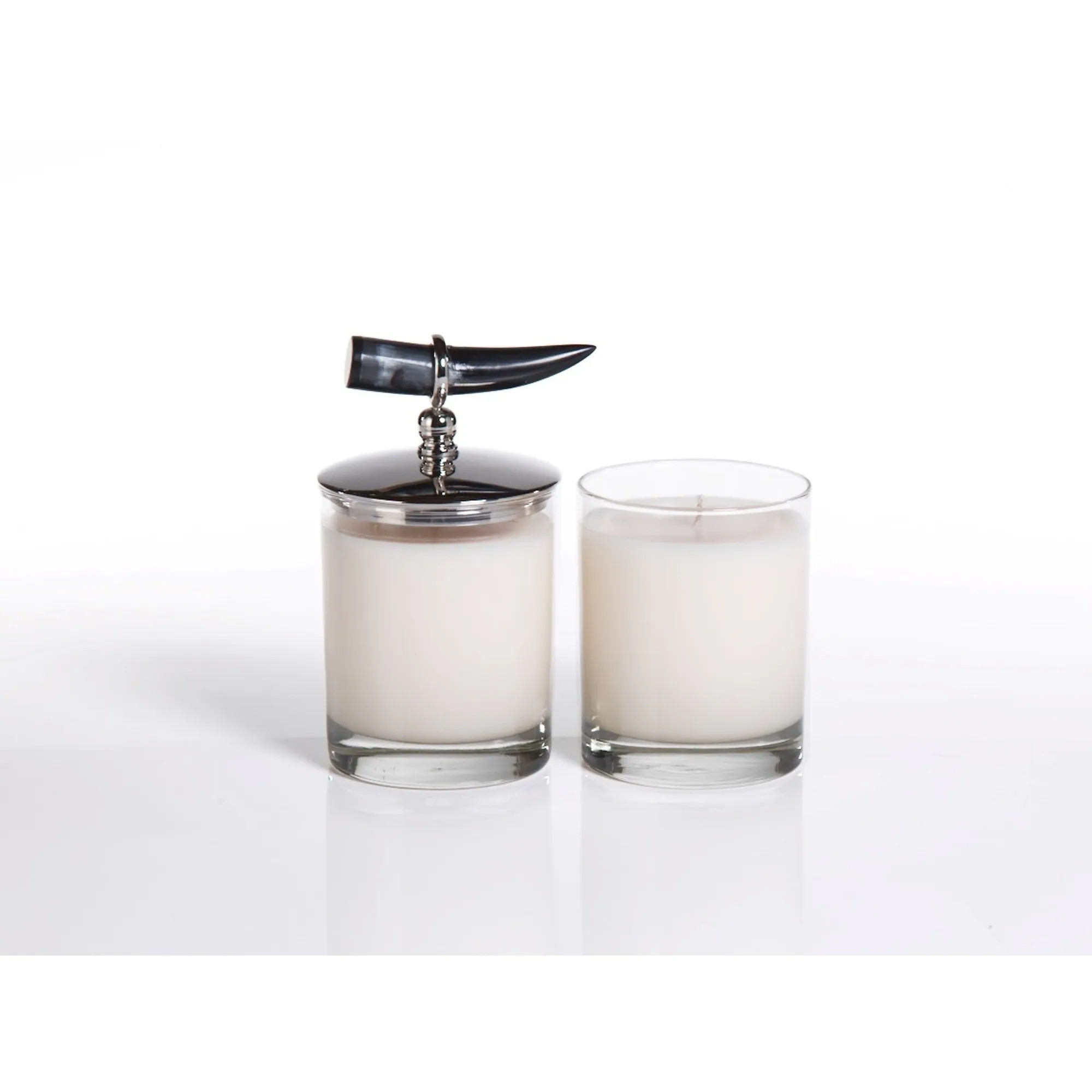 "Casablanca" Horn Scented Jar Candle (Set of 2) - Overstock - 16373087 | Overstock