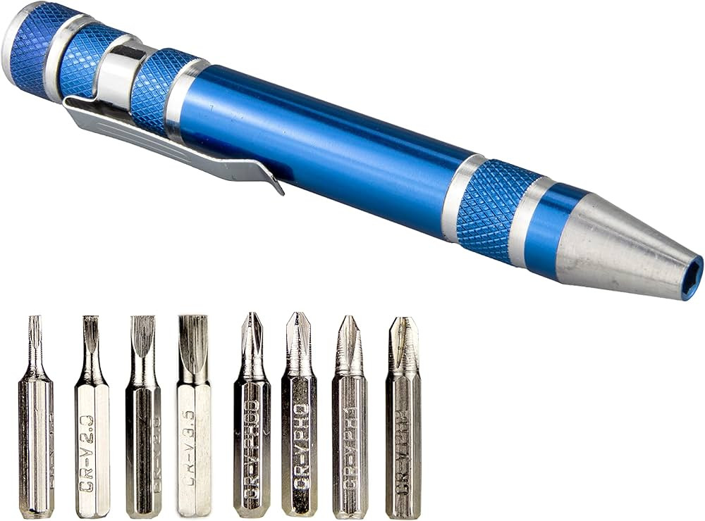 SWATOM 8 in 1 Mini Screwdriver Set Small Screwdrivers Pen Magnetic Repair Tools EDC Compact Preci... | Amazon (US)