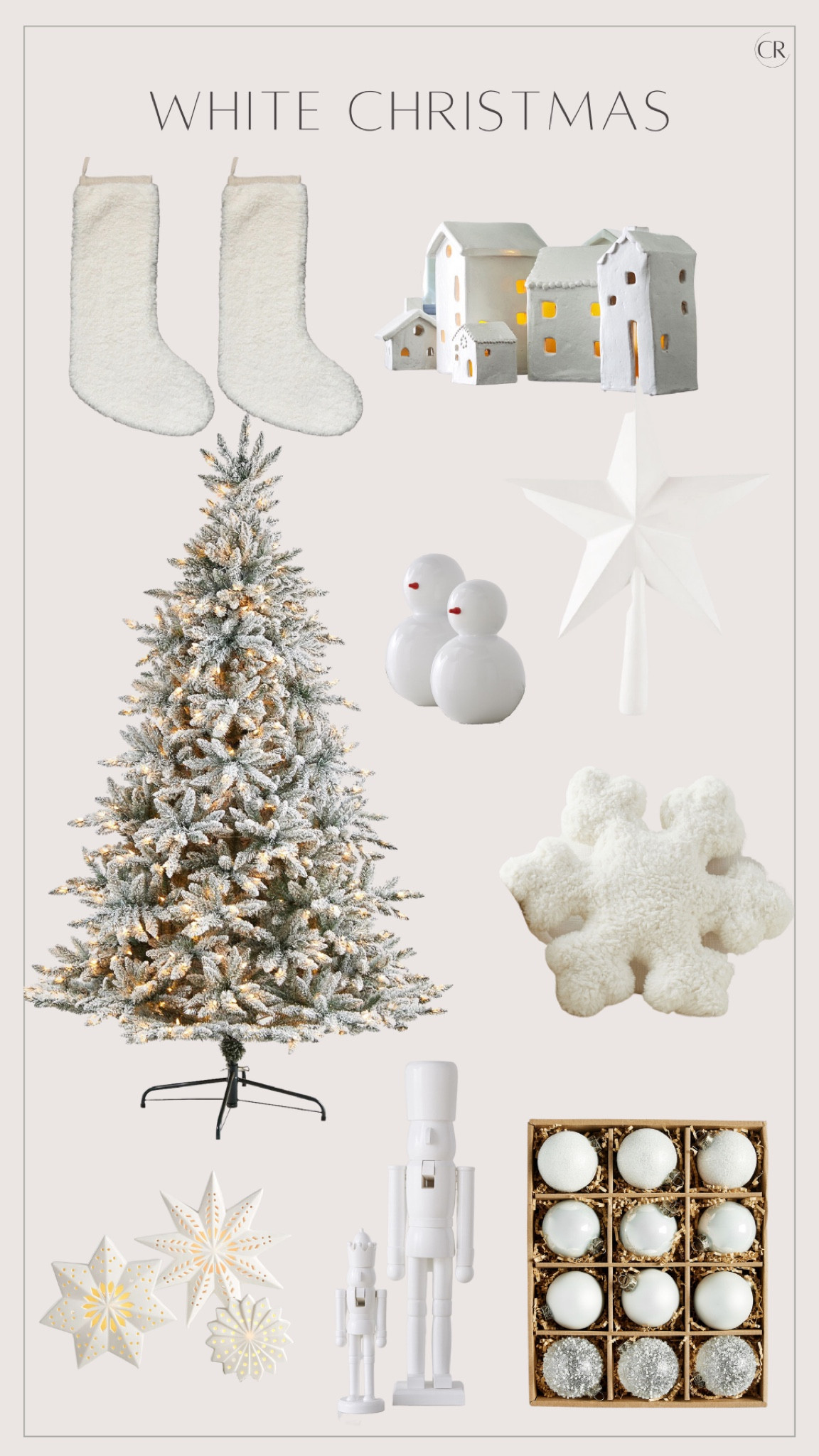 White Christmas decor 🤍

#LTKSeasonal #LTKhome #LTKHoliday