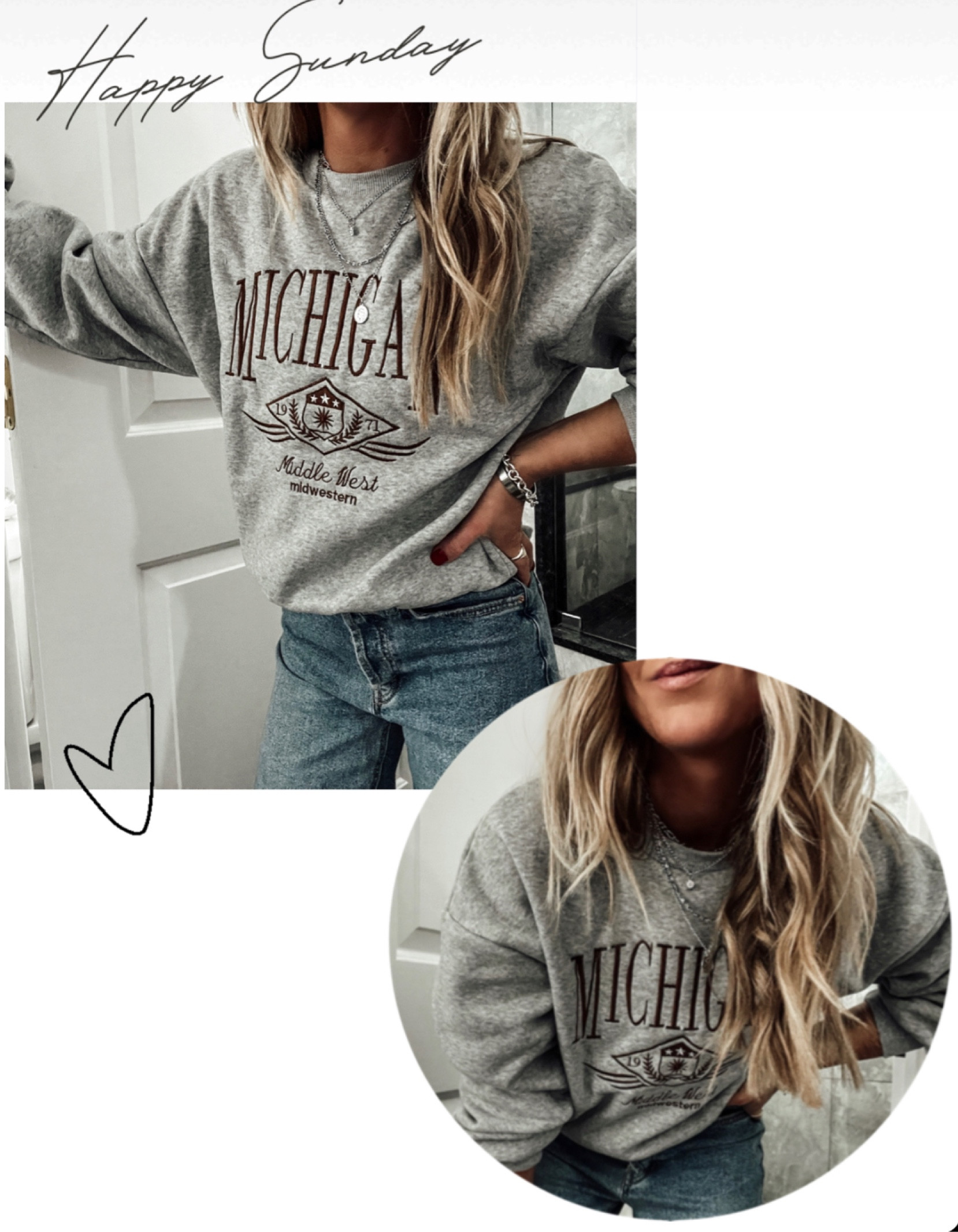 happy sunday 🤎
•
•
SOLY HUX from Amazon Women's Letter Graphic Print Pullover Casual Tops
Sweaters Crewneck Long Sleeve Sweatshirts - Color Light Grey (size S) - $25
*
Target Women's Super-High Rise Distressed Straight Jeans - Wild Fable™ Medium Wash (size 00) - $25



casual outfits, casual style, sweatshirts,
cute sweatshirts, comfy style, winter style,
winter casual, outfit of the day, amazon finds

#LTKFind #LTKstyletip #LTKunder50
