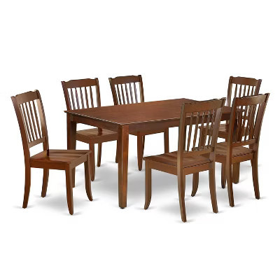 Rectangular Dining Set 7Pc - Rococo Style Table & Chairs - Elegant Dining Room Furniture | Target