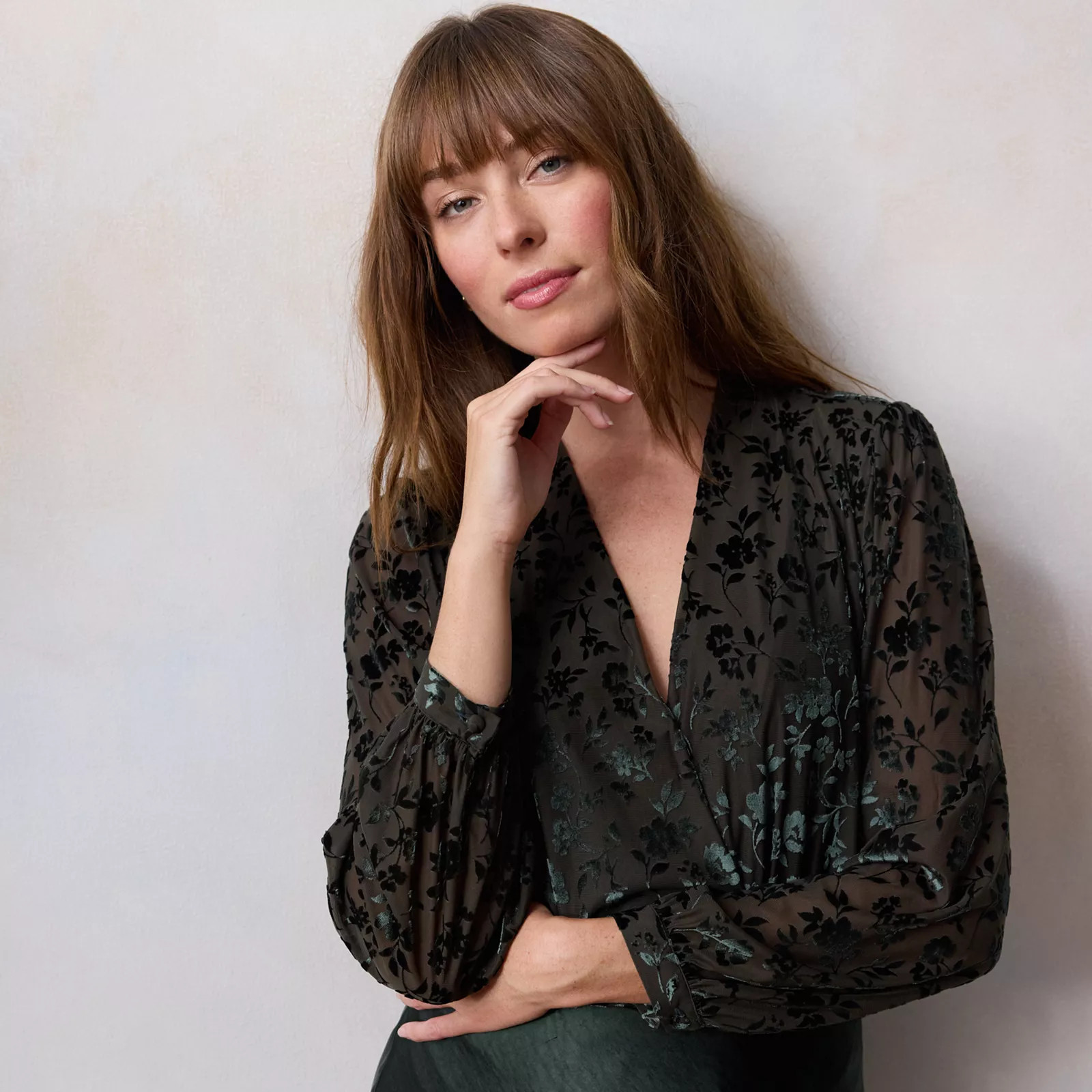 Women's LC Lauren Conrad Wrap Front Bodysuit | Kohl's