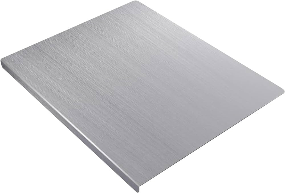 Cutting Boards, zrrcyy, Extra Large Stainless Steel Chopping Board, Baking Board, Heavy Cutting B... | Amazon (US)