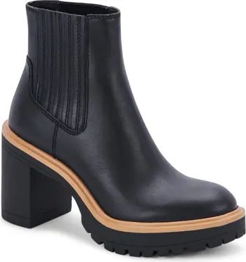 Dolce Vita Caster H2O Waterproof Block Heel Bootie | Nordstrom | Nordstrom